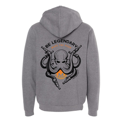 BE LEGENDARY Kraken – Pullover Hooded Sweatshirt – UNISEX