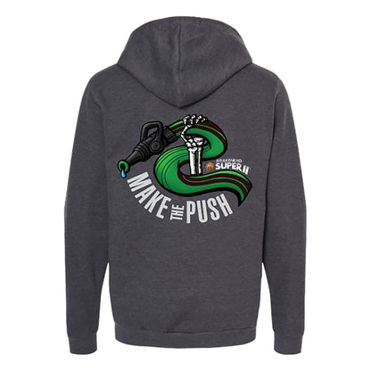 SUPER II MAKE THE PUSH – Zip Up Hooded Sweatshirt – UNISEX