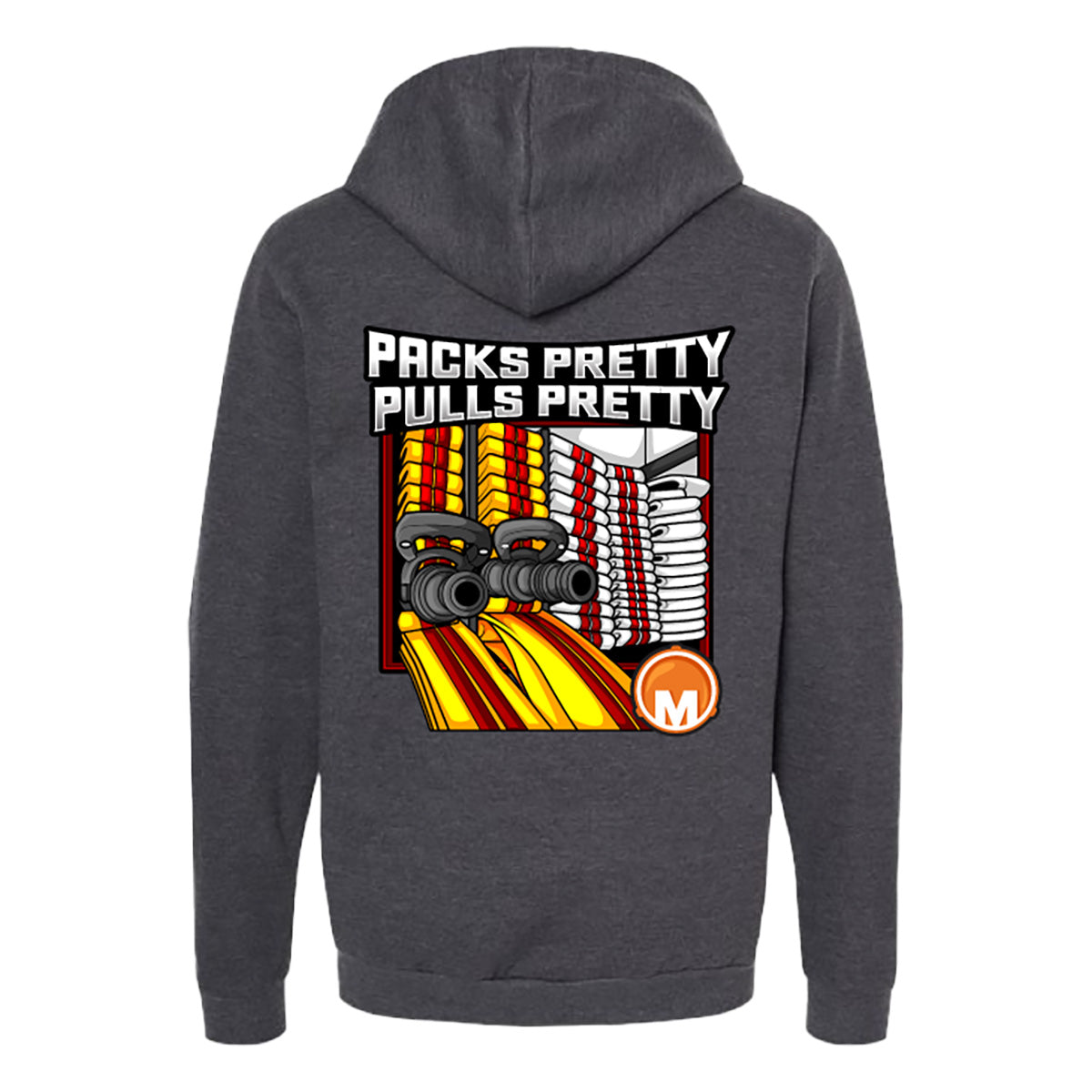 PACKS PRETTY, PULLS PRETTY – Pullover Hooded Sweatshirt – UNISEX