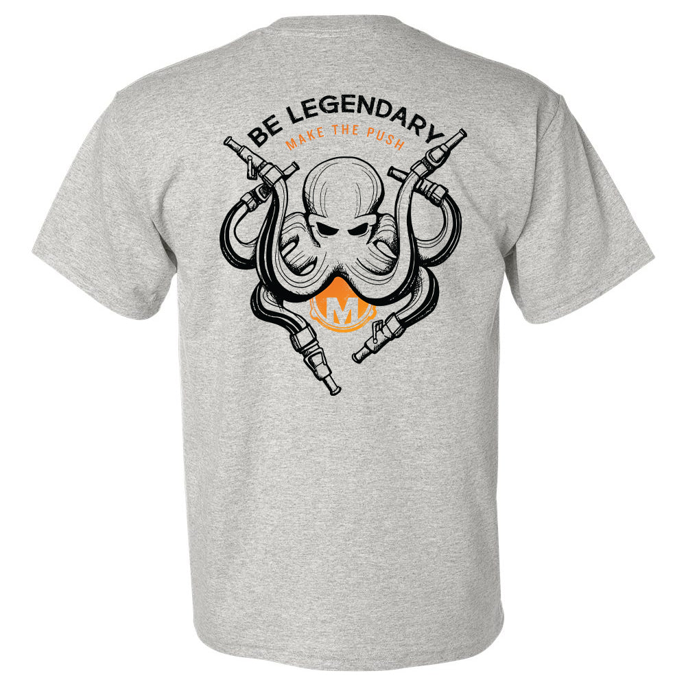 BE LEGENDARY Kraken – Passionate. Persistent. Positive. T-shirt – UNISEX