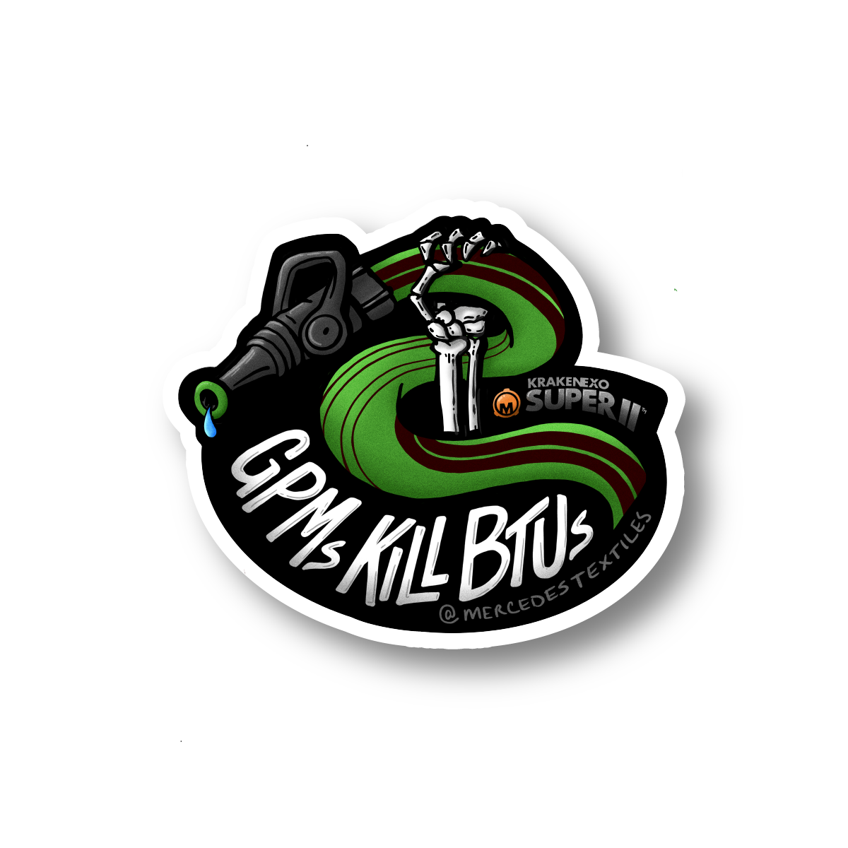 GPMs KILL BTUs – 3" Sticker