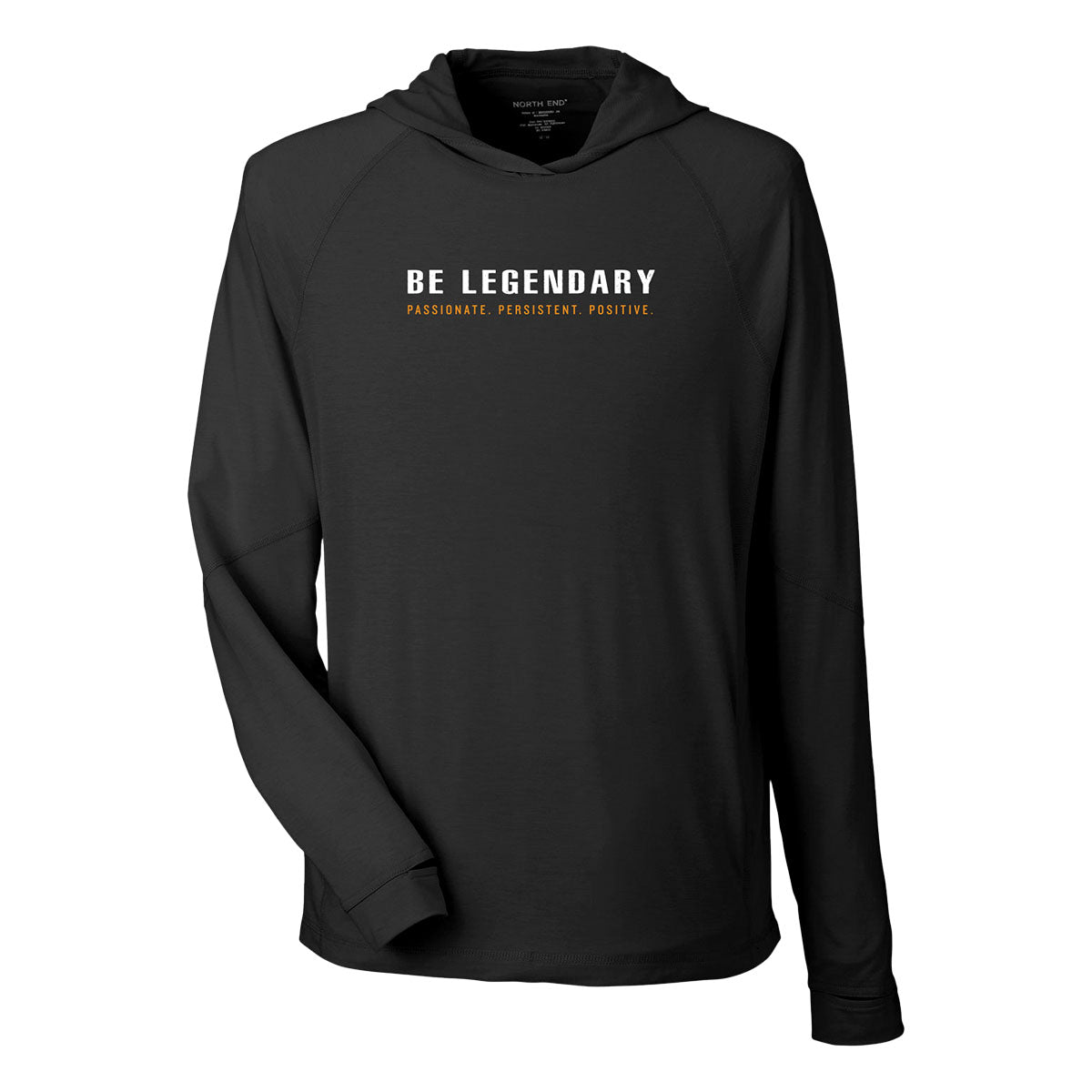 MAKE THE PUSH – Performance Hooded Long Sleeve Shirt – UNISEX