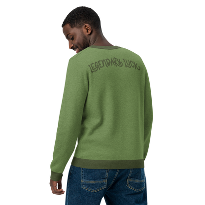 ALL LUCK IS HARD WORK Knitted Crew Neck Sweater