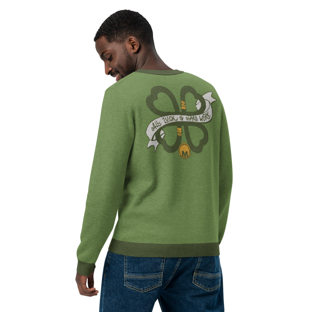 LEGENDARY LUCK Knitted Crew Neck Sweater