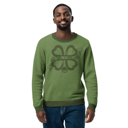 ALL LUCK IS HARD WORK Knitted Crew Neck Sweater