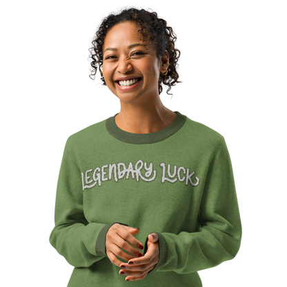 LEGENDARY LUCK Knitted Crew Neck Sweater