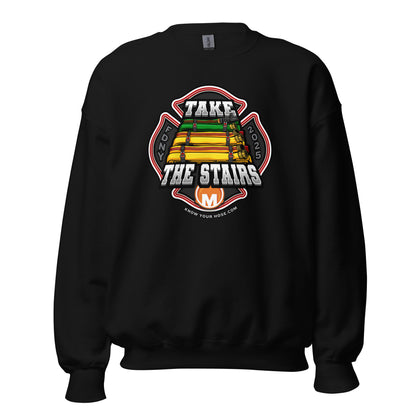 TAKE THE STAIRS – FDNY Maltese Cross (front) – Unisex Sweatshirt