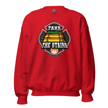 TAKE THE STAIRS – FDNY Maltese Cross (front) – Unisex Sweatshirt