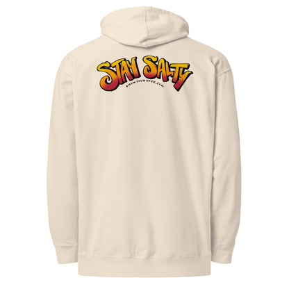 STRETCHIN' SUMMER – Goin' With The Flow – Unisex Midweight Hoodie