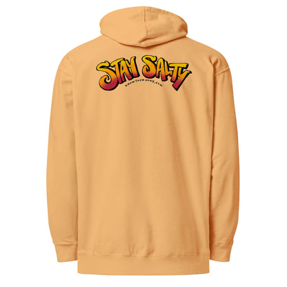 STRETCHIN' SUMMER – Goin' With The Flow – Unisex Midweight Hoodie