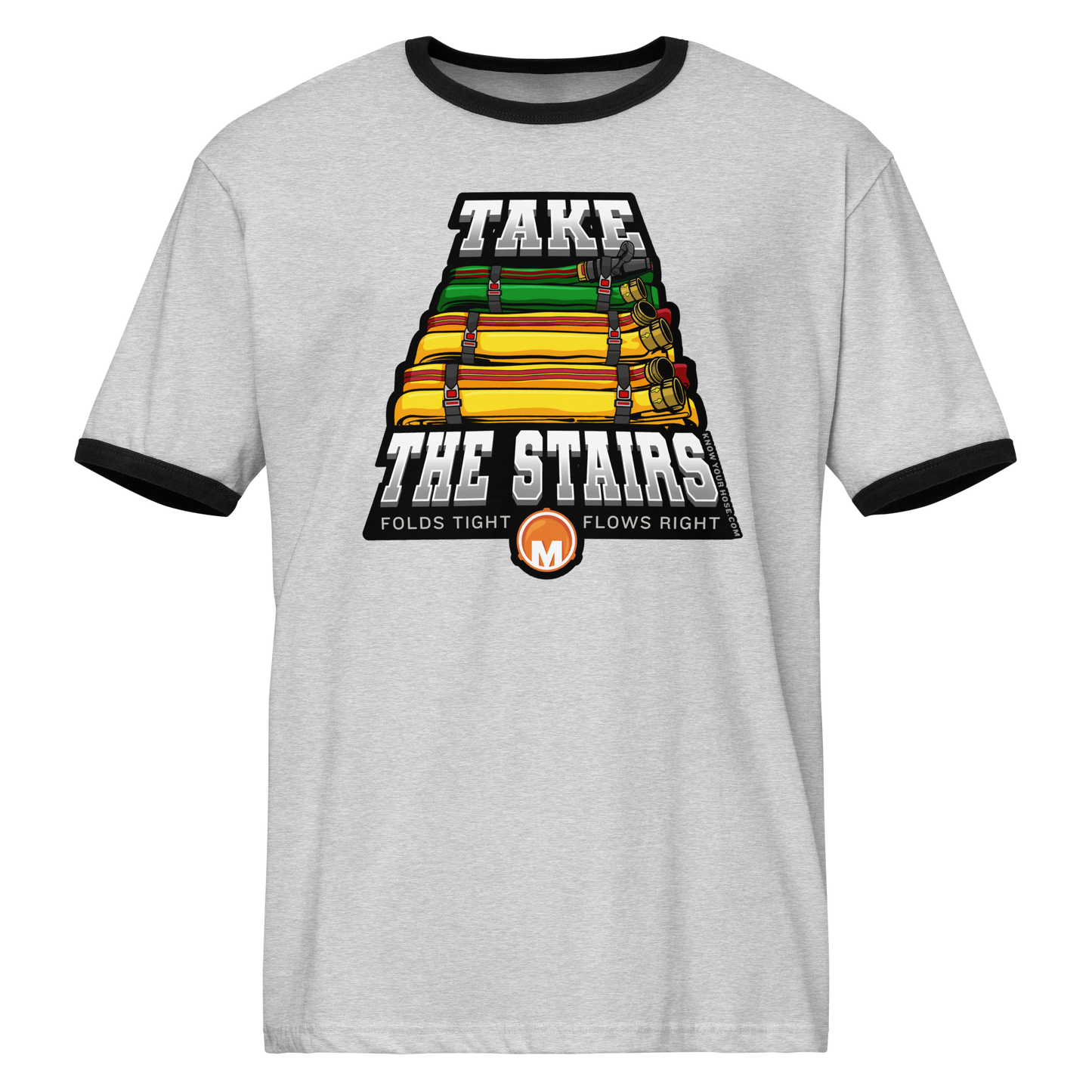 TAKE THE STAIRS – Unisex Ringer T-shirt