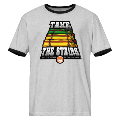 TAKE THE STAIRS – Unisex Ringer T-shirt