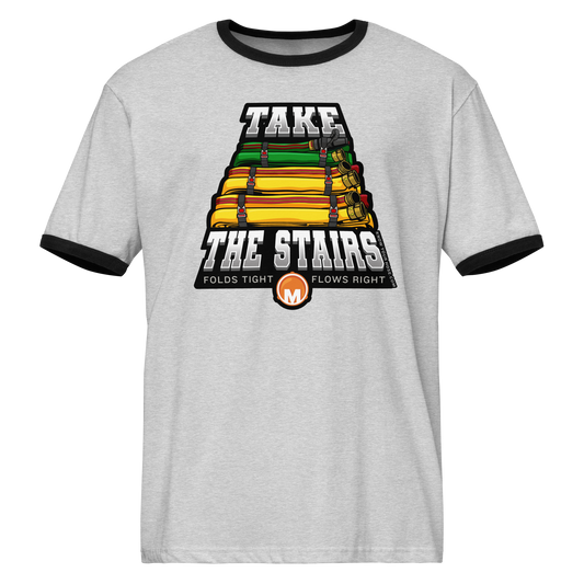 TAKE THE STAIRS – Unisex Ringer T-shirt