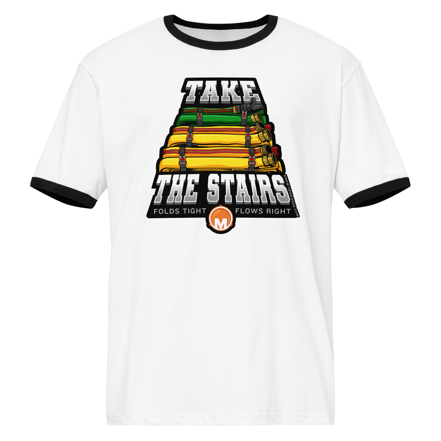 TAKE THE STAIRS – Unisex Ringer T-shirt