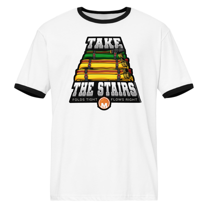TAKE THE STAIRS – Unisex Ringer T-shirt